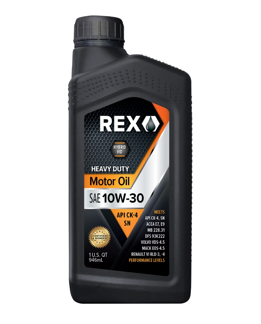 REX CK-4 HEAVY DUTY SAE 10W-30 SN MOTOR OIL