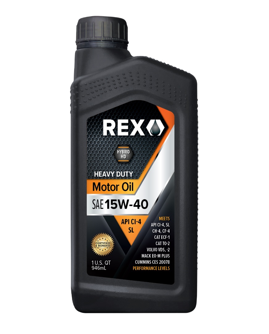REX CK-4 HEAVY DUTY SAE 15W-40 SN MOTOR OIL